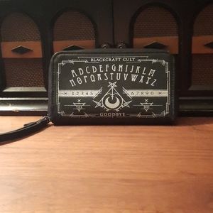 Ouija board black craft wallet